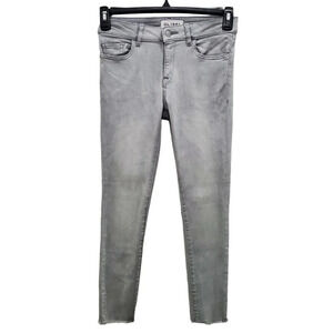 DL1961 Women's‎ Gray Florence Instasclupt Cropped Skinny Jeans Size 25